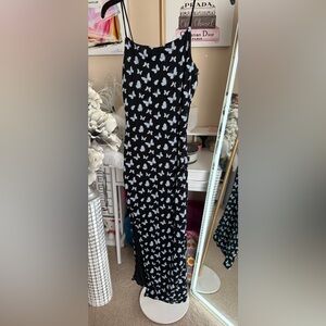 Justify Black and White Dress